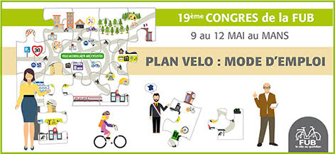 19ème journée d'études de la FUB -  au Mans : « Plan vélo : mode d'emploi »
