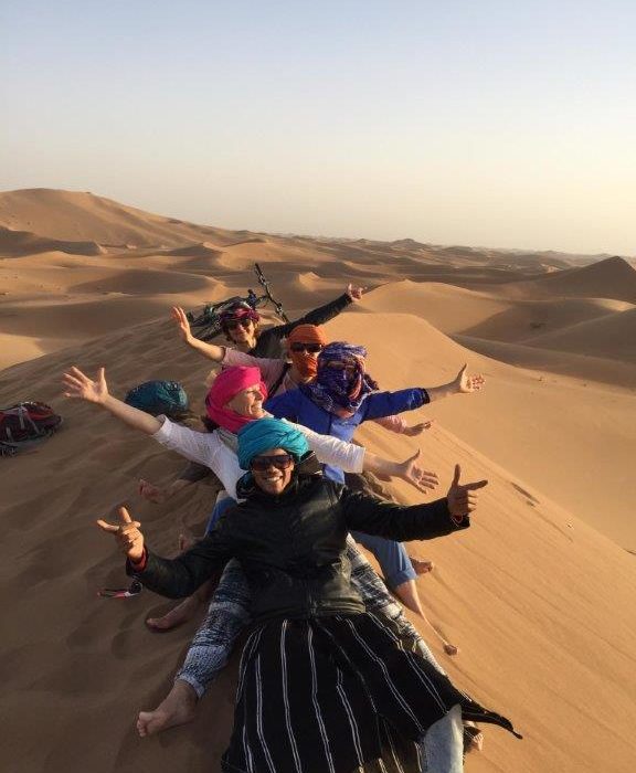 Vélo-Yoga dans le désert marocain/Mit dem Rad & Yoga in die Wüste Marokkos 1