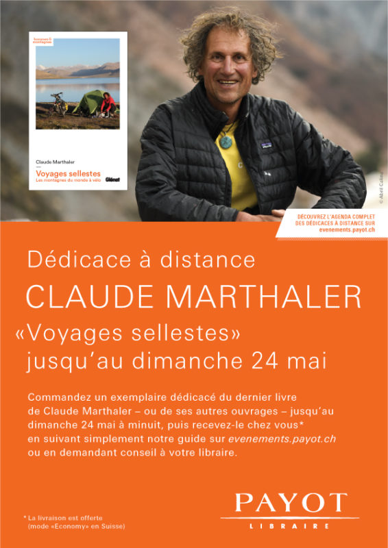 Dédicace de Voyages sellestes à Genève