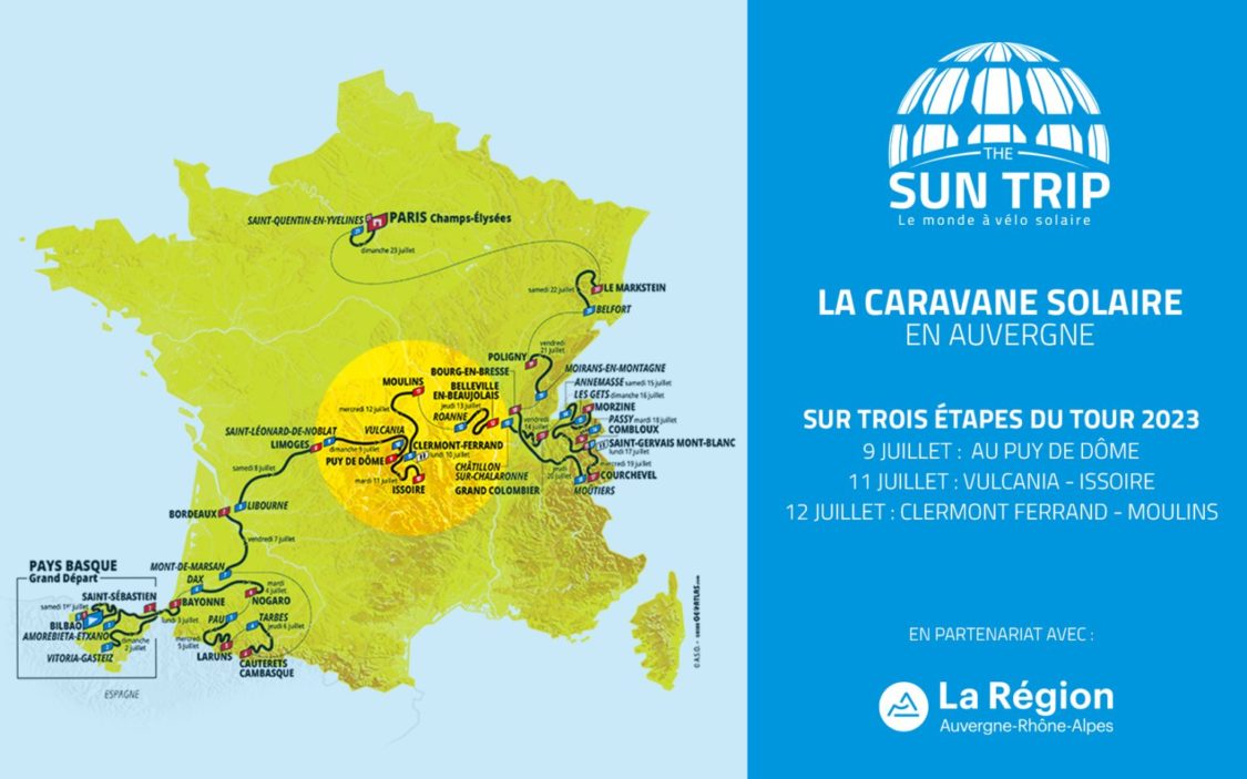 Le Sun Trip sur la route du Tour de France 2023