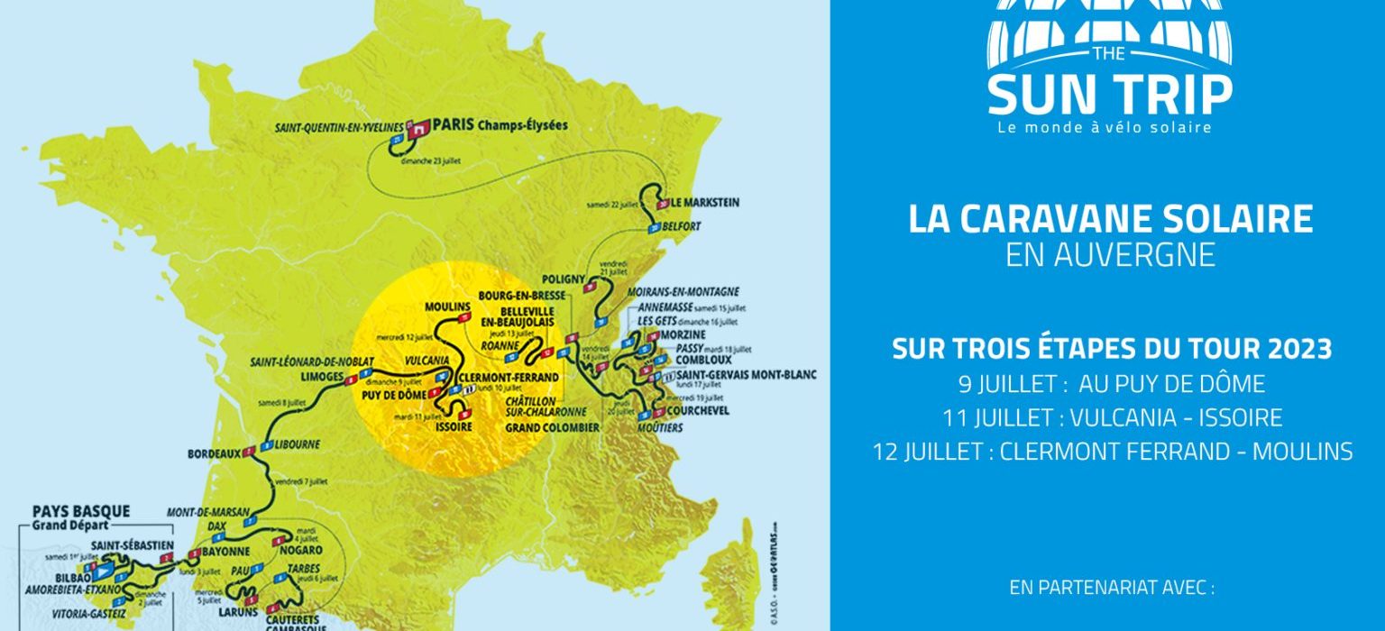 Le Sun Trip sur la route du Tour de France 2023