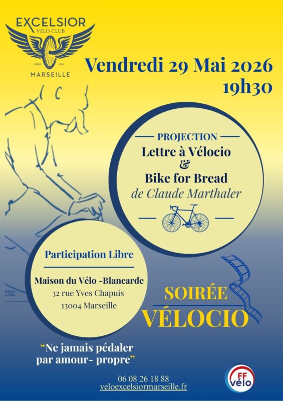Projection de "Lettre à Vélocio" et de "Bike for bread" à Marseille