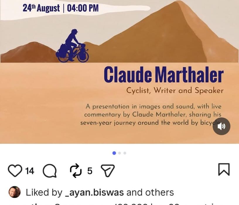 7 years by bicycle around the world, in Leh!